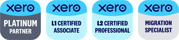 Xero Platinum Partner, L1 Certified Associate, L2 Certified Professional and Migration Specialist